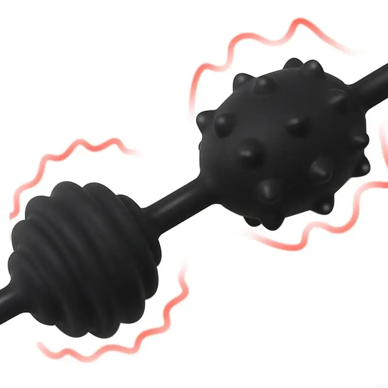 Plug Anal Beads de Silicone Leten Little Devil Espiral