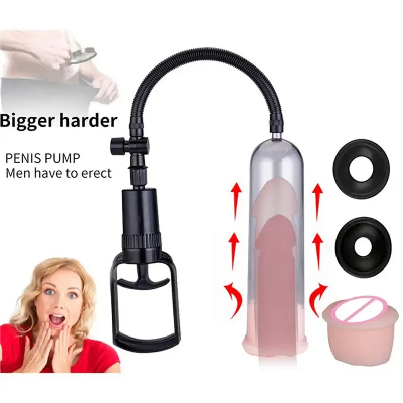 

Vacuum For Penis​ Enlarger Enlargement Pump To Enlarge Men Dick Extender Enhancer Male Masturbator Penile Trainer Tool