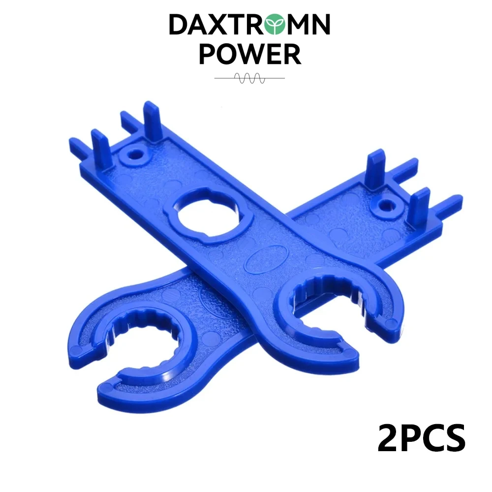 Solar Panel Connector Tool Wrench Solar Connector spanner Assembly Tool ABS Plastic Pocket Wrench 2PCS solar connectors solar panel wrench