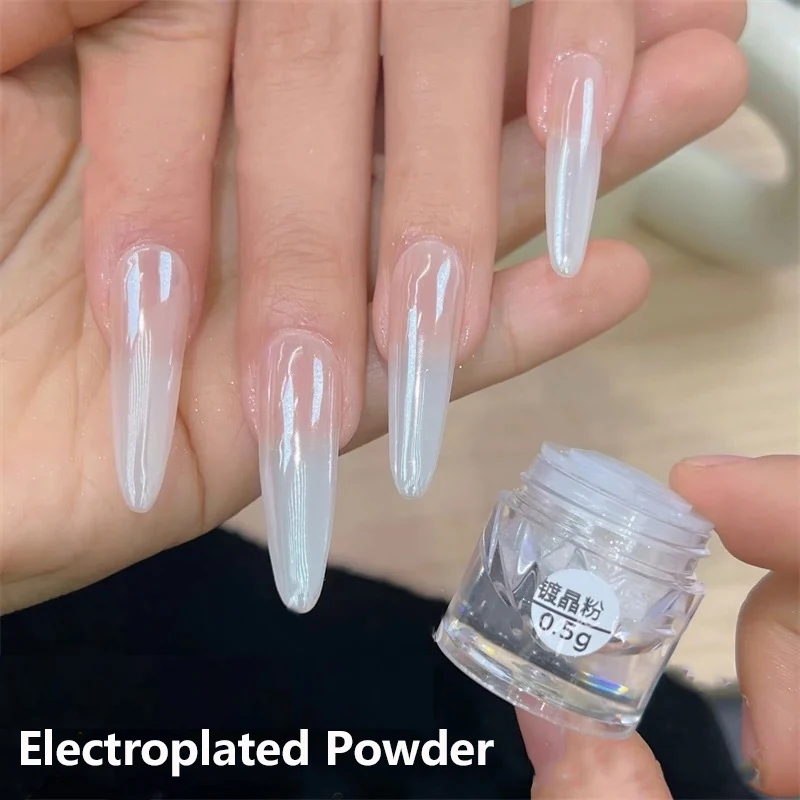 Ultra Bright Mirror Effect Crystal Nail Pigment Powder