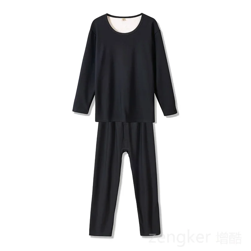 Men's autumn winter thermal underwear thickened thermal suit pijamas 8XL 9XL