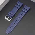 Navy blue silver