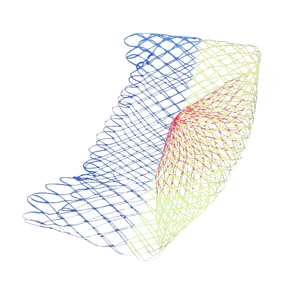 Landing Net Fly Fishing Landing Net Colorful Replacement Bag Landing Mesh Basket Net Circumference 20 Inch