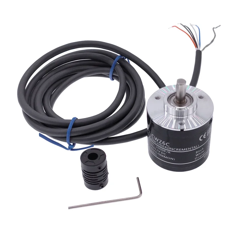 E6B2-CWZ6C роторный кодировщик E6B2CWZ6C 100/200/360/500/600/800/1000 P/R 5-24V DC NPN выходной поворотный переключатель с 2 м линией