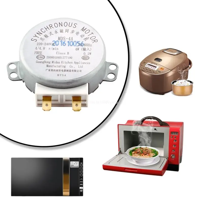 Microwave Oven Spare Parts 220-240V 4W 50/60Hz For Midea MDS-4A Microwave Oven Turntable Motor Tray Motors