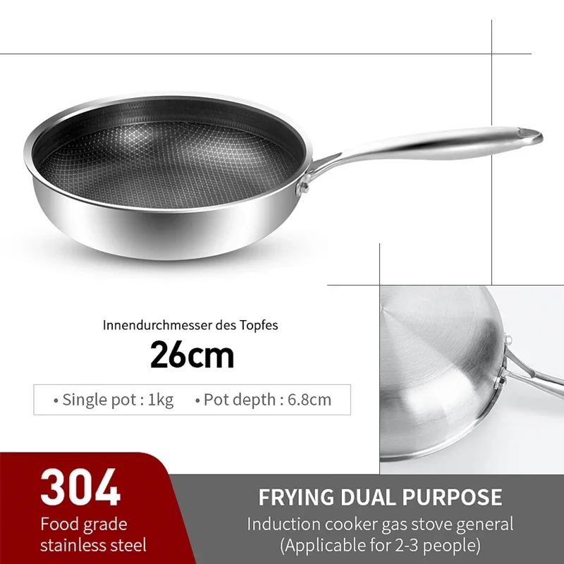 26cm pan 304