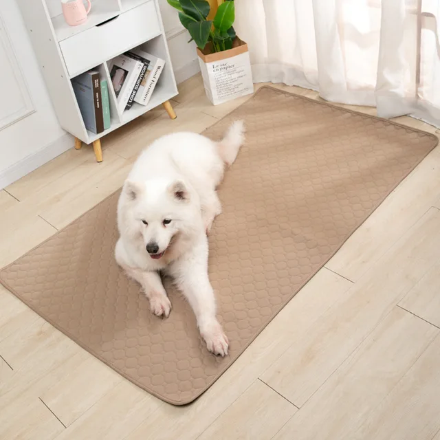 Dog Pee Pad Blanket Reusable Highly Absorbent Diaper Washable Puppy Training Pad Pet Bed Urine Mat for Pet Car Seat Cover 4