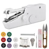 Portable Handheld Sewing Machine Mini Stitch Sew Needlework Cordless Clothes Fabrics Electric Sewing Machine 1