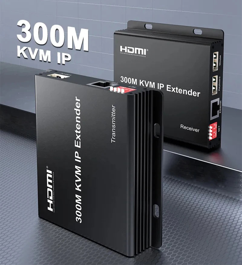 

300 м HDMI квм-удлинитель через IP RJ45 Ethernet сетевой кабель Lan многоканальный Каскадный удлинитель HDMI видео передатчик и приемник 300M IP HDMI KVM Extender Over Rj45 Cat5e Cat6 Ethernet Cable Video Transmitter R