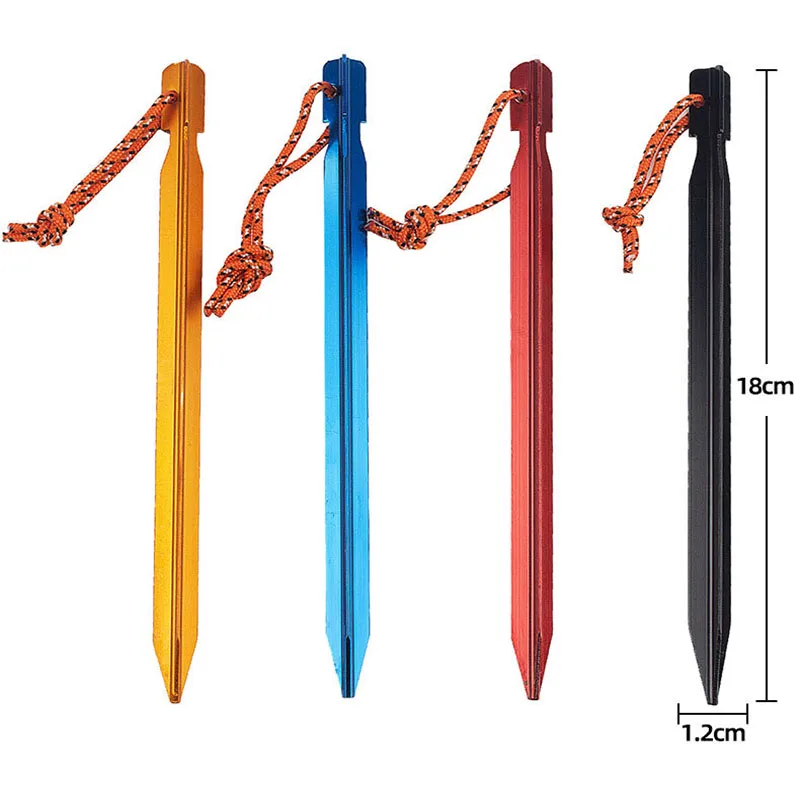5pcs heavy duty 18cm aluminum alloy tent pegs ultralight ground nails camping tarp outdoor accessories zppj01 3 5PCS Heavy Duty 18cm Aluminum Alloy Tent Pegs Ultralight Ground Nails Camping Tarp Outdoor Accessories ZPPJ01 3