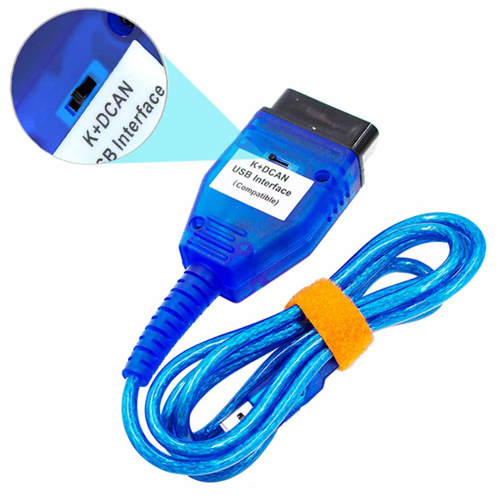 Для BMW K + кабель DCAN с переключателем FTDI FT232RL OBD 2 OBD2 автомобильный диагностический