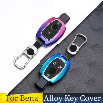 Lega Car Key Case Cover Protection Shell Cover accessori per Benz E C Class W204 W212 W176 GLC CLA GLA Car Styling
