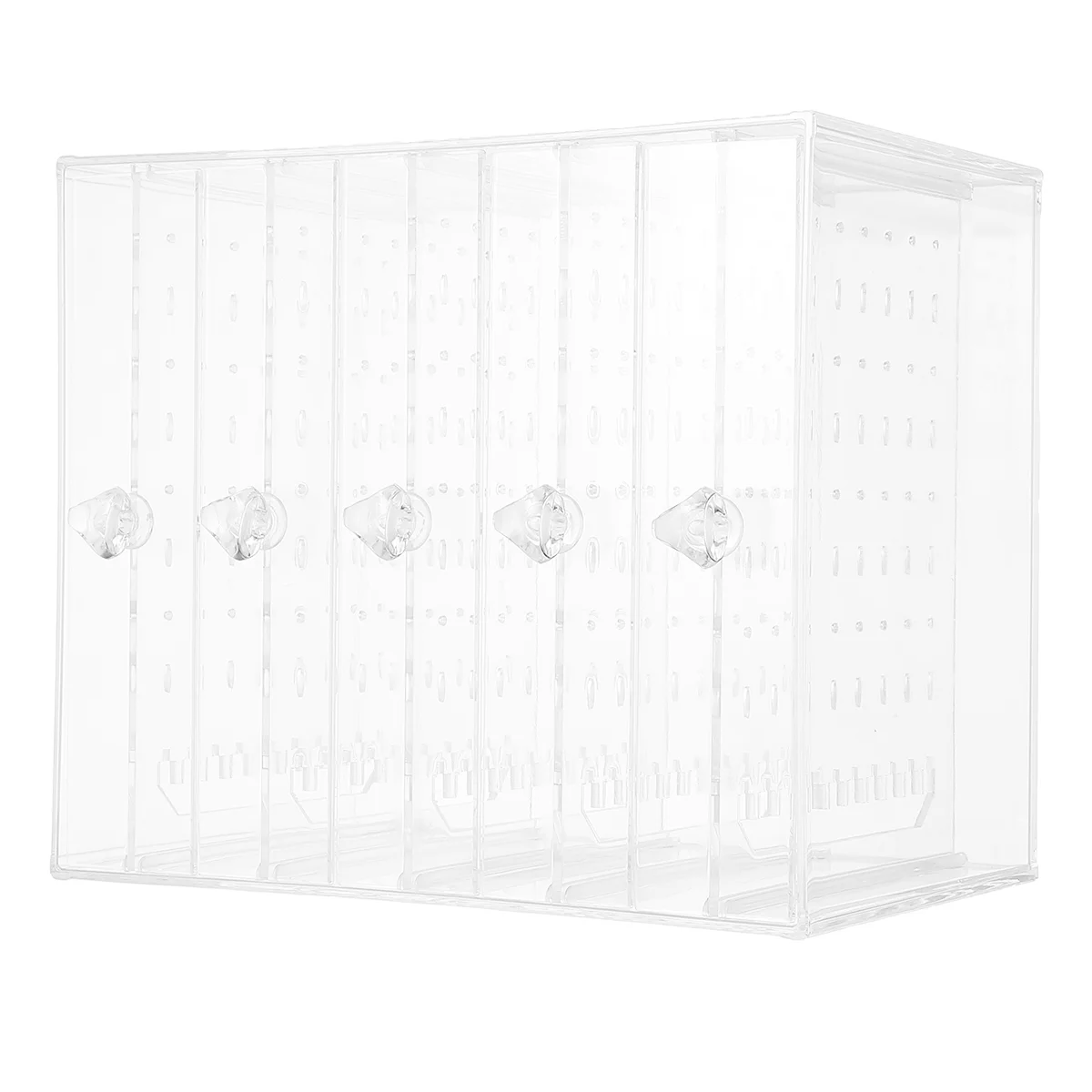 

Pierced Earring Holder Organizer Transparent Earrings Jewelry Storage Box Display Stand Bracelet Necklace