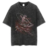 Harajuku Anime Attack On Titan Levi Ackerman Print Tee Men Women Comfortable T-shirts Casual Loose T Shirt Male Cotton Tshirt 1