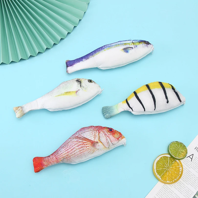 

Bionic Fish Pencil Case Korean Stationery Pencil Pouch Estuches Escolares Pen Case School Supplies Trousse Scolaire Pencilcase