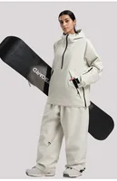 Gsou Snow 2025 Women's & Men's Slim Fit Ski Suit Set - Thermal Insulated Waterproof Snowboard Jacket & Pants for Outdoor Sports - Image 2
