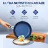 20 Pc Kitchen Pots and Pans Set Non Stick Cookware Set, Kitchen Cookware Sets, Granite Nonstick Cookware Set, Diamond Coated 4
