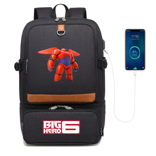 Disney Store Rolling Backpack Baymax Big Hero Six New | eBay