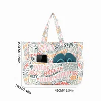 Sac de plage à multiples poches, pliable, grande capacité, pour la gym, les courses, les vacances, résistant au sable, avec fermeture éclair, sac à bandoulière 6