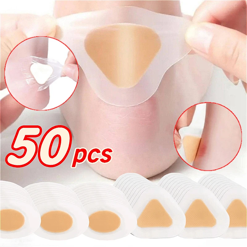 Heel Cushion Protector Heel Protector Patches Heel Protector Pads Heel Protector 10-50PCS Gel Heel Protectors Foot Stickers Pain Relief Patch Liner High Heel Foot Sticker Feet Care Adhesive Hydrocolloid Pads