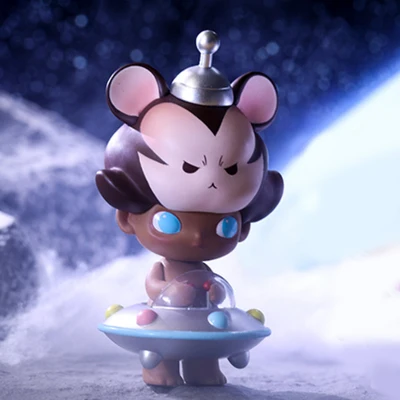 thumbnail image 1 of POP MART Dimoo Space Travel Binary Blind Box Toys, Kawaii Anime figura de acción, Caja sorpresa, Caja misteriosa, muñecas, regalo para niñas, 1 of 5