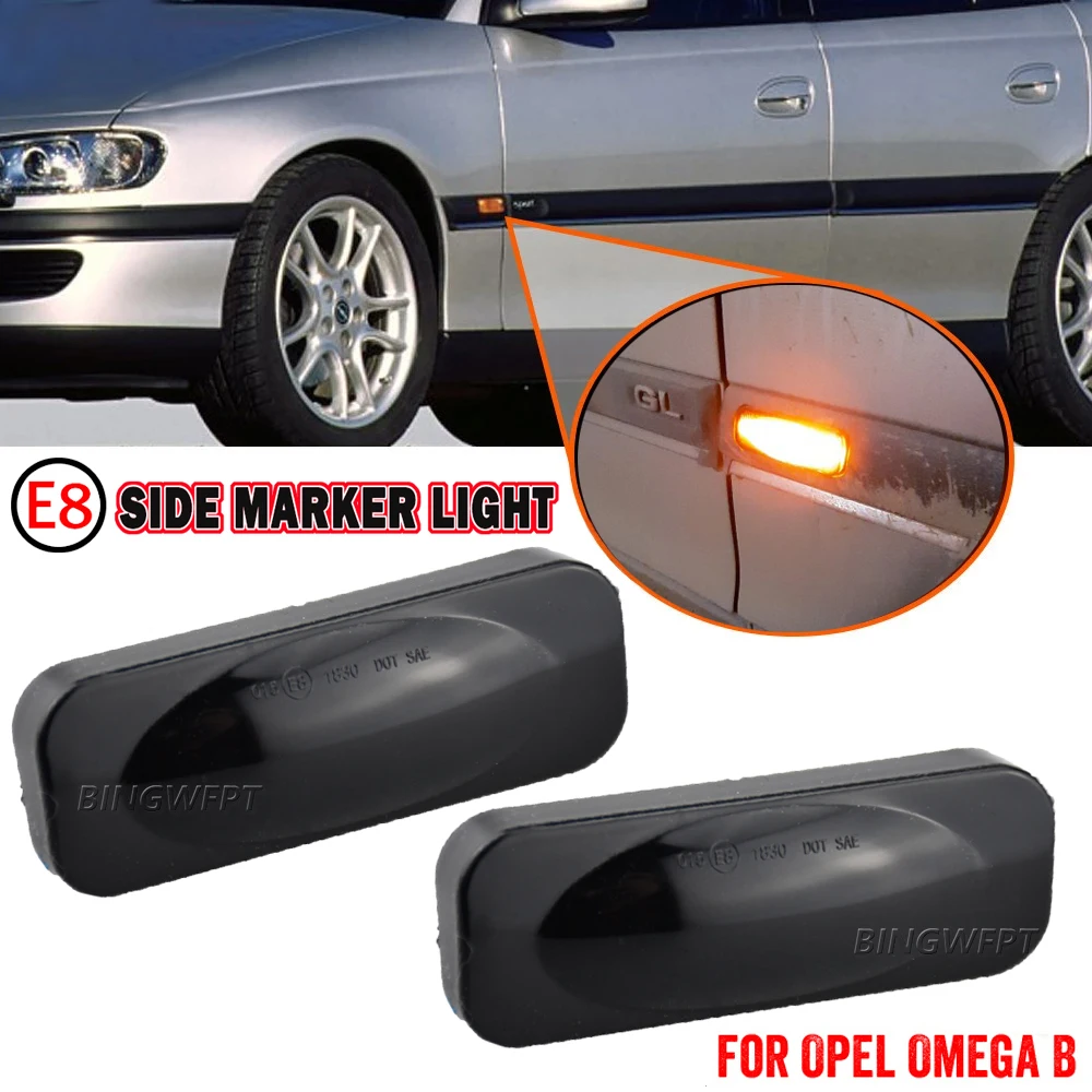 2Pcs Dynamic Led Car Side Marker Lights Ripetitore Luci Di Segnalazione Per Opel Omega B Stufenheck Caravan 1994-2003