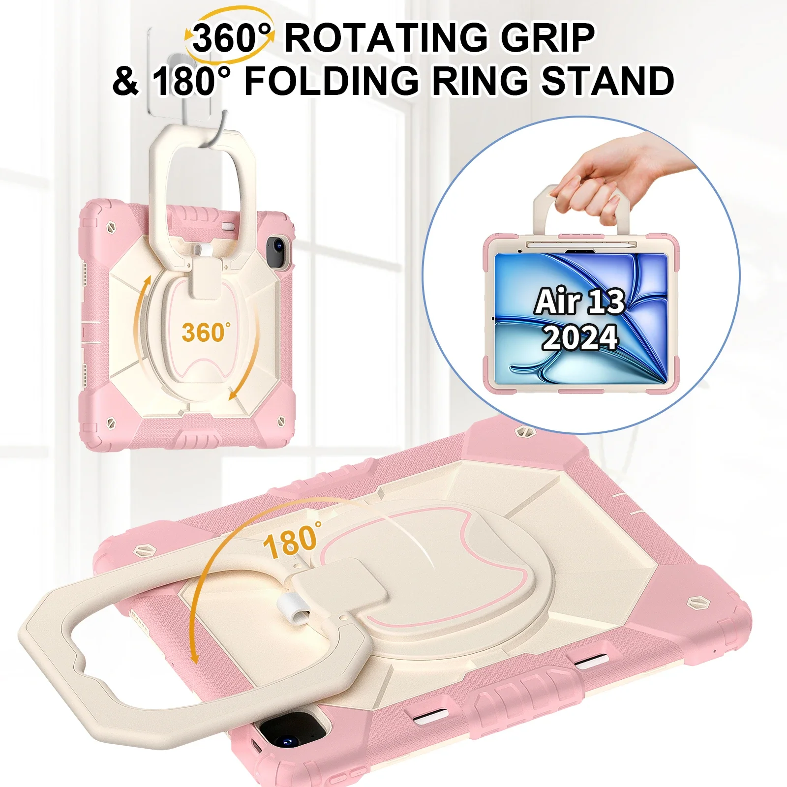 Durable Shockproof Kids Tablet Stand Case