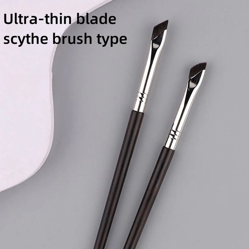 Upgrade Blade Eyeliner Brush Ultra Thin Fine Angle Flat Eyebrow Brush Under The Eyes Place Makeup Brush Precise Detail Brush 2