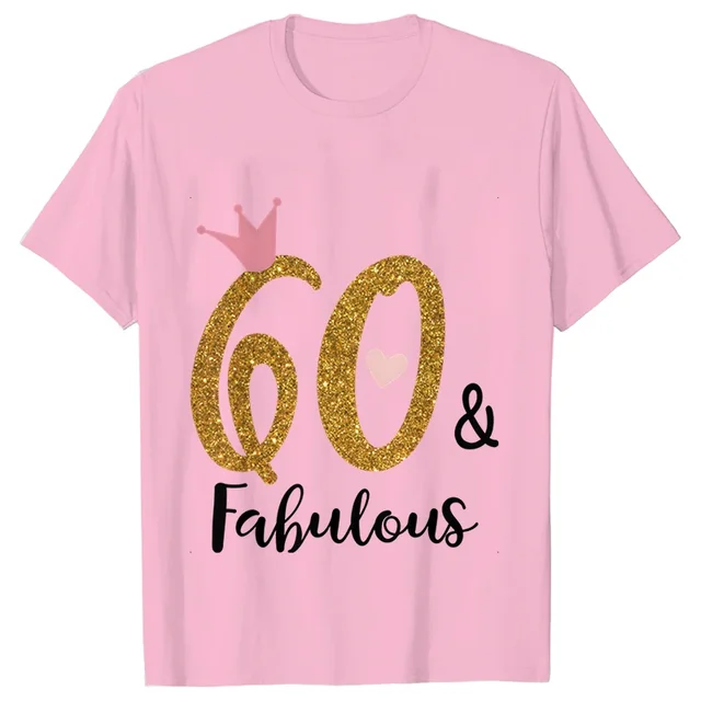 30th/40th/50th/60th Print T-Shirt 5