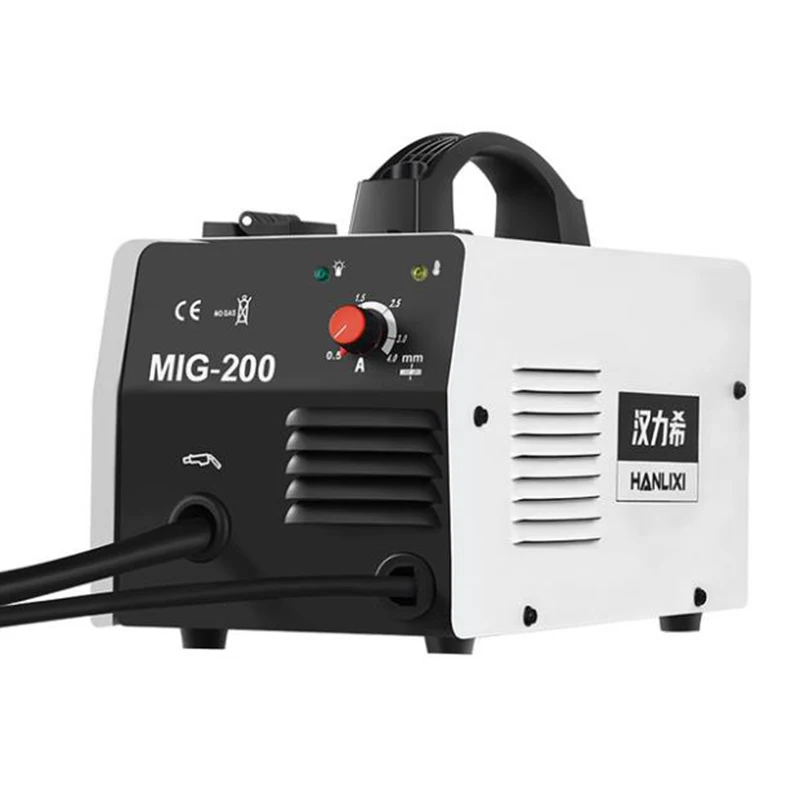 

220V MIG Welding Machine No Gas 5000W 200A Small Semi-automatic for MIG Welder Flux Core Wire Gasless Welding Machine Inverter