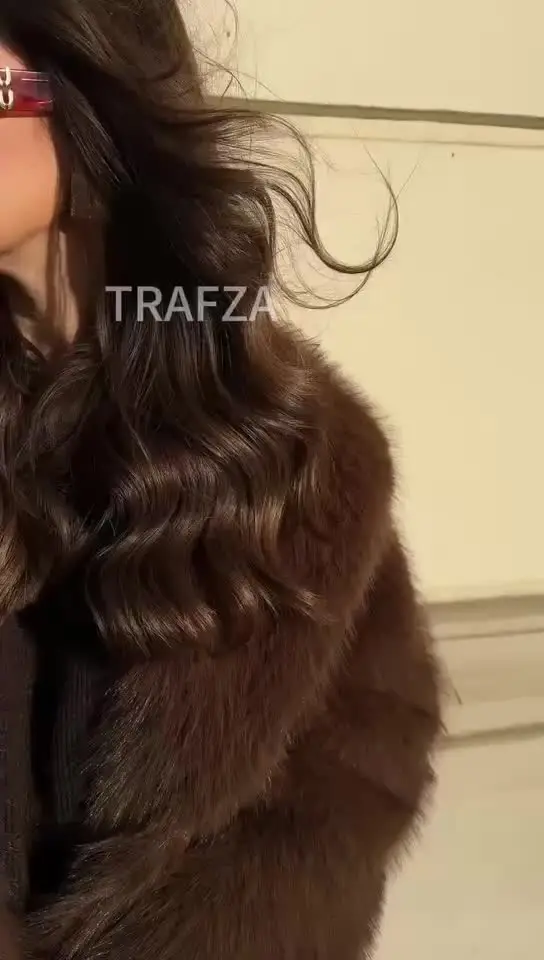 TRAFZA женские куртки из искусственного меха