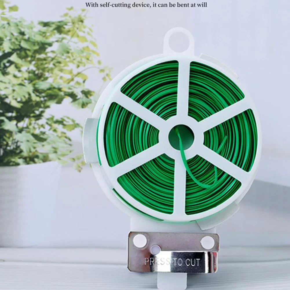 

Coate String Fixed Rope Coiled Wire For Gardening Garden Ties Iron Wire Steel Pipe Fittings With Cut Plant Ties