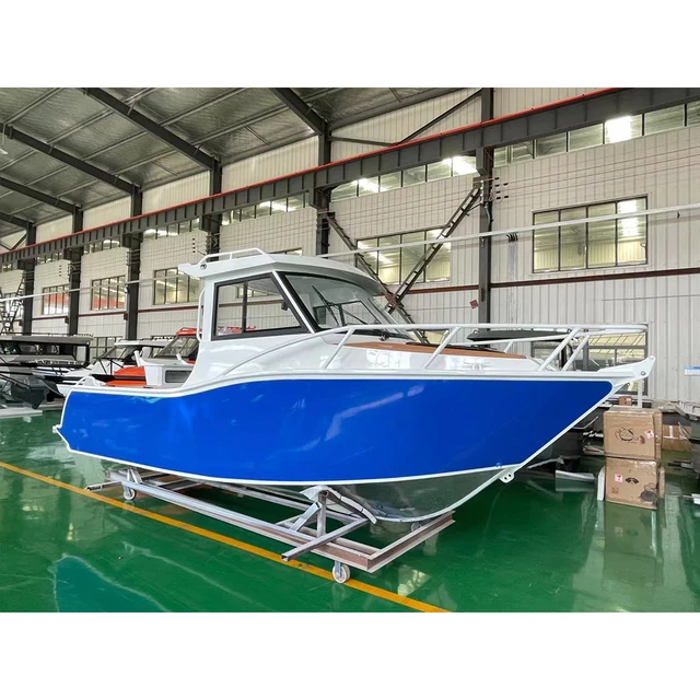 23FT Commercial Aluminum Boat Center Cabin Offshore Fishing Boat with CE -  China Aluminum Cabin Boat and Aluminum Boat Hulls price