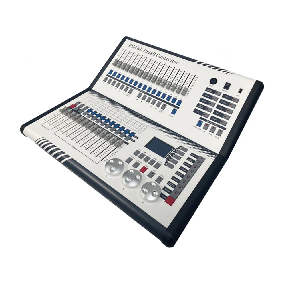 Ma Key Lighting Button Desk Potente Mixer Fold Pearl 1024B Controller Pro Dmx 512 Console 1024 Canali 4 Uscite Per Luce Da Palcoscenico