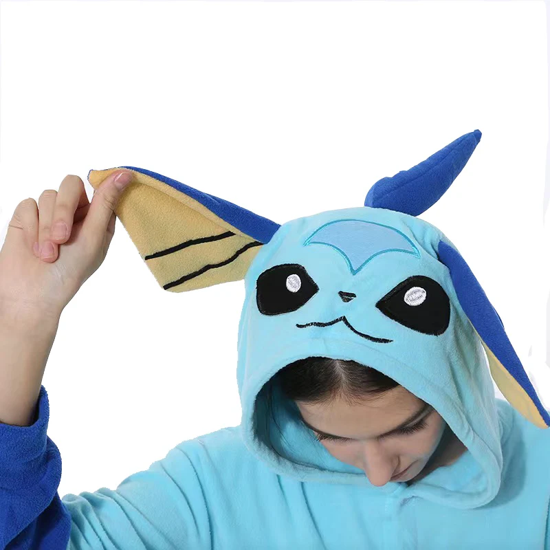 Vaporeon Pokemon Onesie Kigurumi Cosplay Costume Pajama For Adults