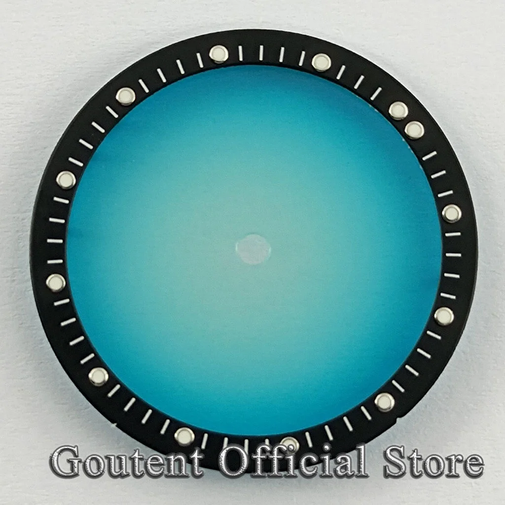 Goutent Elegant Black Blue White Perspective Dial with See-through Design for Automatic Movement Watches