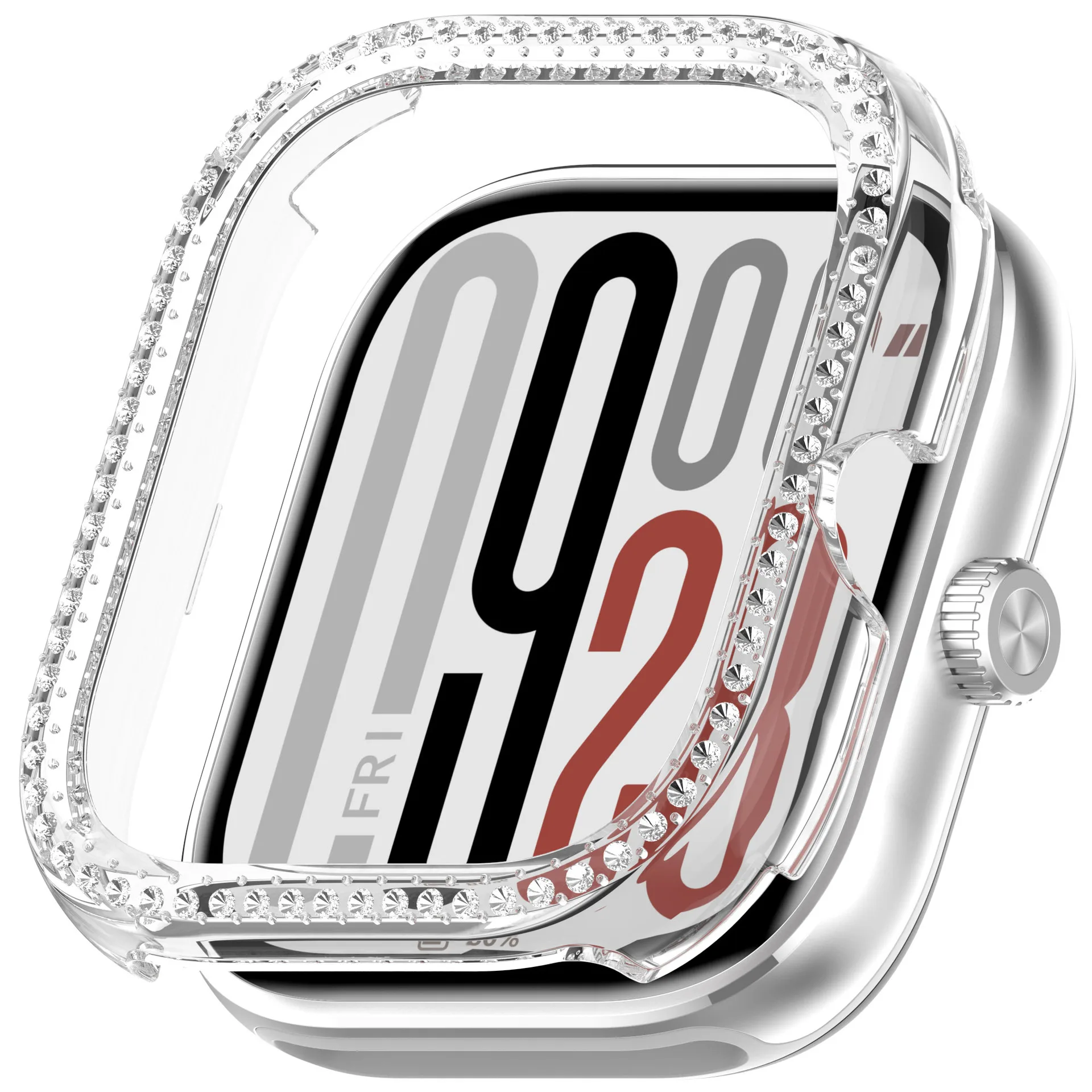Sparkling Rhinestone Decor Protective Bumper Case