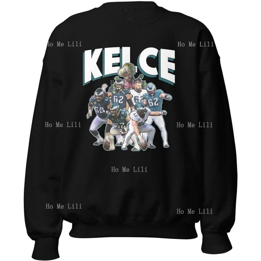 Felpa Con Cappuccio Jason Kelce Eagle