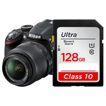 SD 카드 64GB 128GB 256GB V10 16GB 32GB 일반 풀 사이즈 플래시 SD 메모리 카드 카메라 용 고속