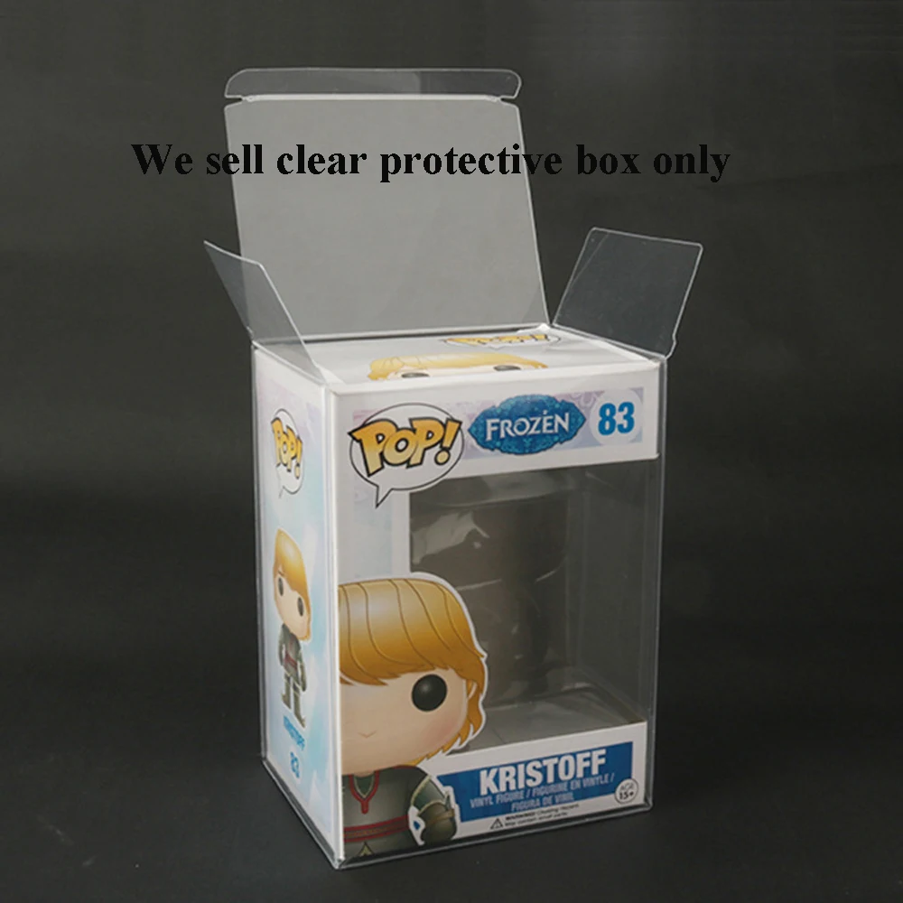 

10pcs 4 inch Transparent Display PET plastic cover For Funko pop Limited Edition storage box