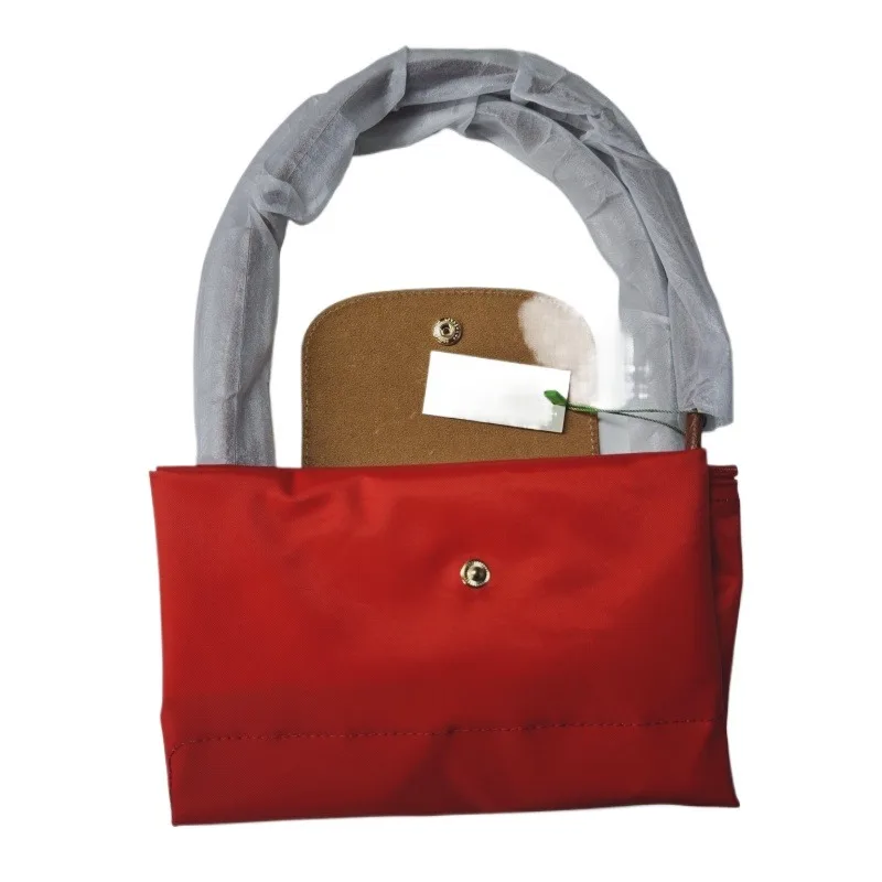 Borsa Hobo Pieghevole in Nylon 2026, Borsa a Mano Classica da Donna, Borsa a Tracolla Ricamata con Manici Corti e Lunghi per Donne - immagine 4