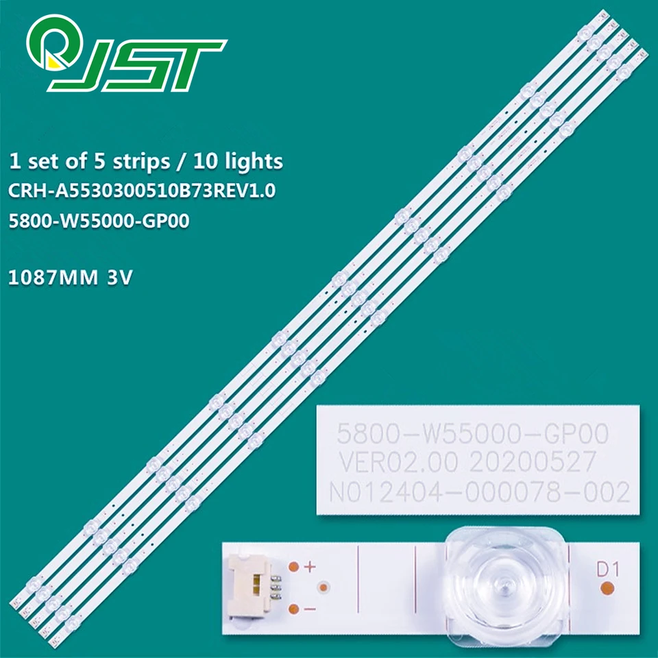 New 5pcs/Kit LED 5800 W55000 GP00 VER02.00 SW55D10 ZC56AG 01D CRH