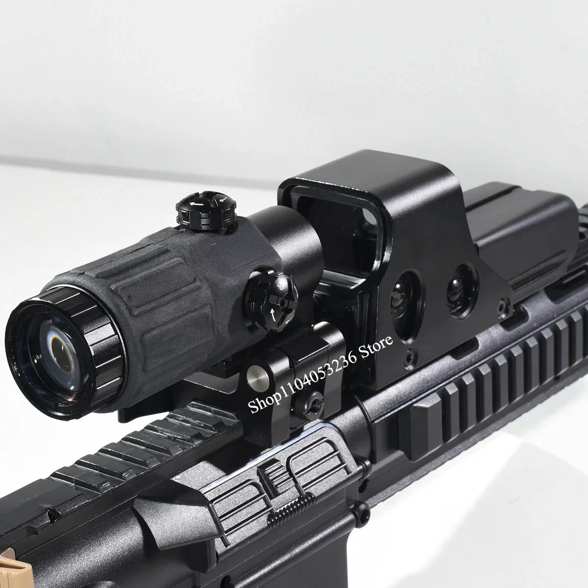 E*t*ch 558 553 G33 Red Dot Sight Holographic Flip 3X Magnifier Airsoft Optics Reflex Sights Scope Collimator Hunting Accessories Holographic Collimator Tactical Magnifier Scope