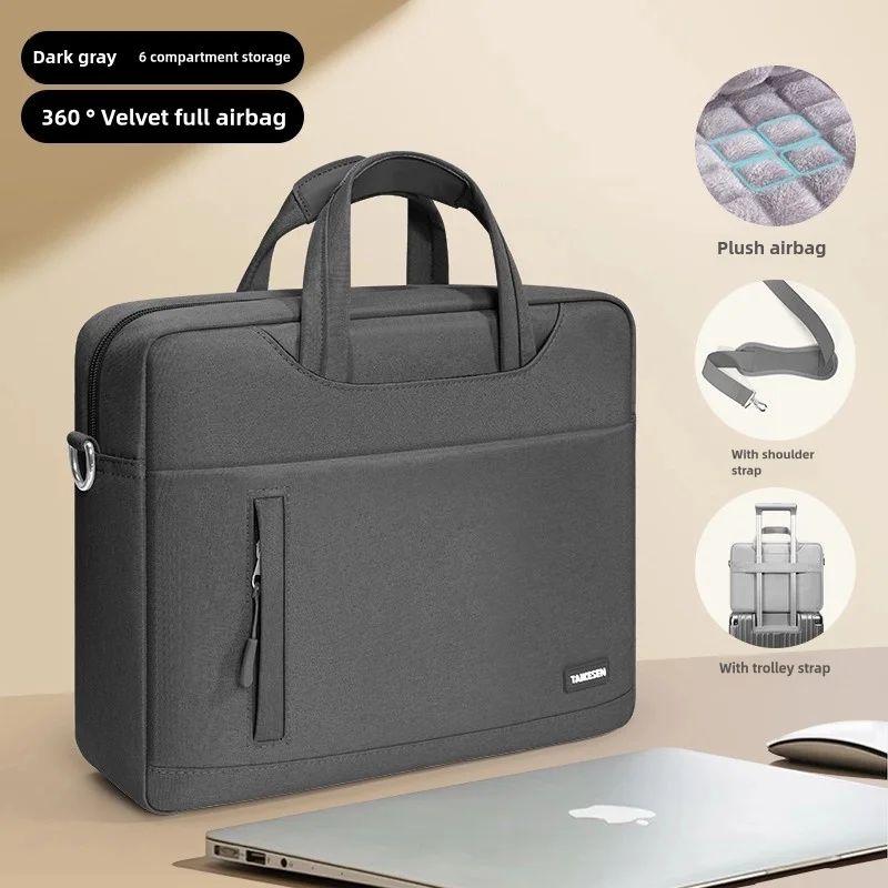 Elegant Business Laptop Shoulder Tote Bag and Briefcase