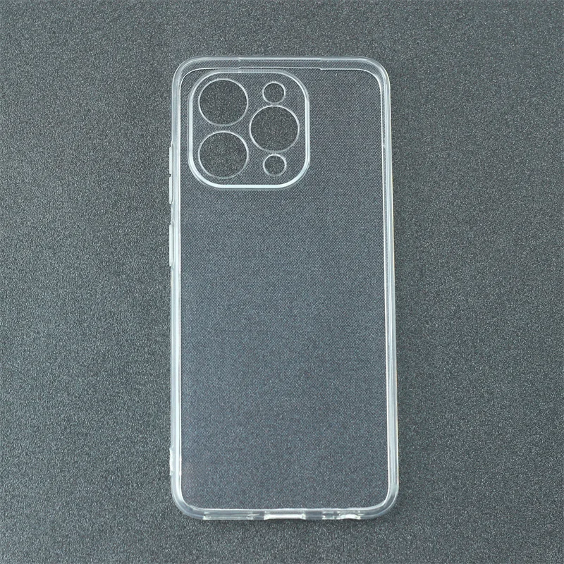 CAXKJE Custodia Morbida Per Doogee N50 + Pellicola Vetro Temperato - Cover TPU Antiurto E Pellicola 9H (Nero)