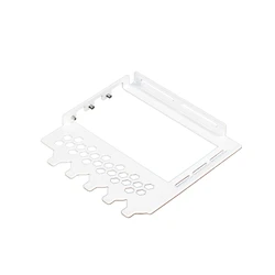 Vertical Graphics Card Holder Bracket with Metal Support - A (White)