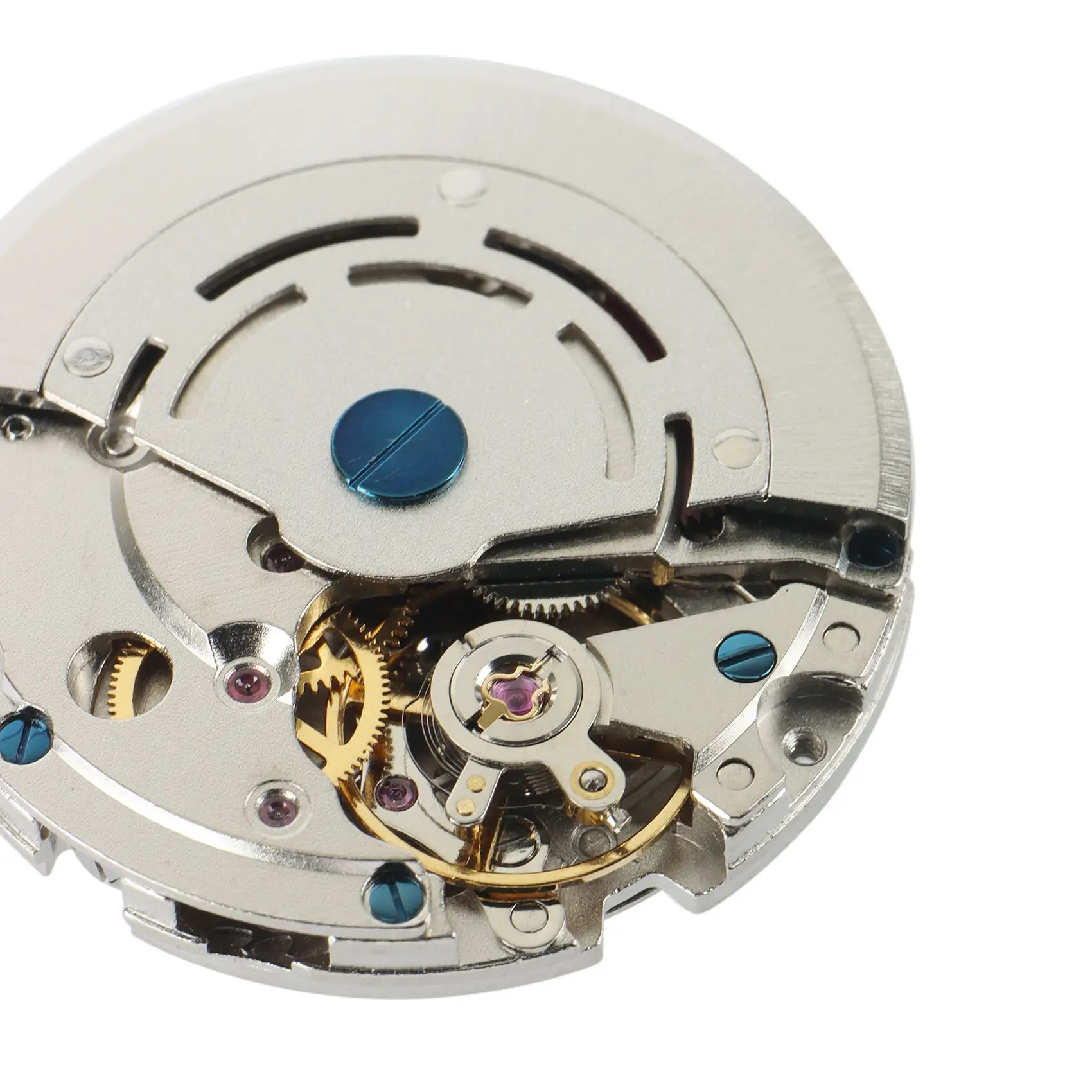 Automatic GMT Watch Movement 4 Hands 24 Hours Date Disc Replacement for 2813 3804 Watch Movement Repair Tool Parts B 6