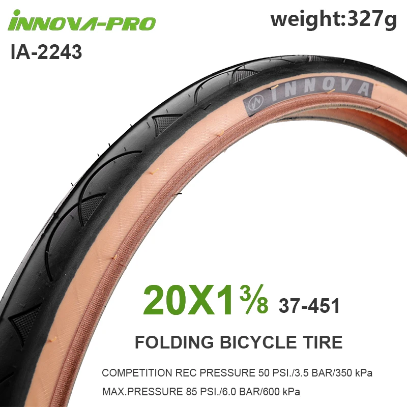 INNOVA Folding Bike Tires 16/20 inch Wire Tire 349 451 ULTRA SPORTS Bicycle Tyres 16'' 20'' Tyre for Gravel Small wheel max |