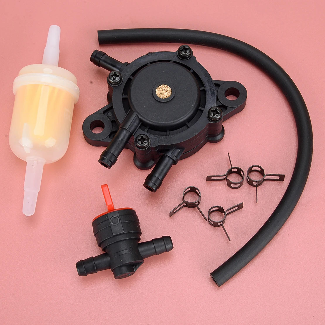 High Volume Fuel Pump Filter hose Clip Set Fit for Honda GX200 GX160