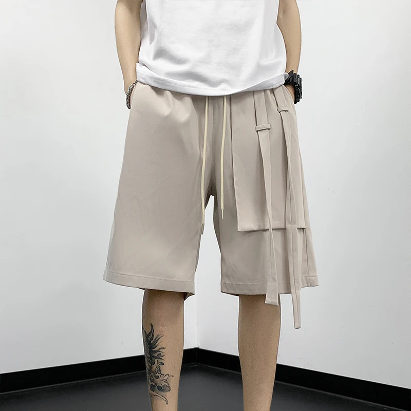 

Шорты мужские с эластичным поясом, Модные дышащие, удобные короткие штаны, размеры до 5XL